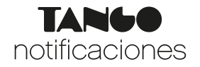 Tango Notificaciones